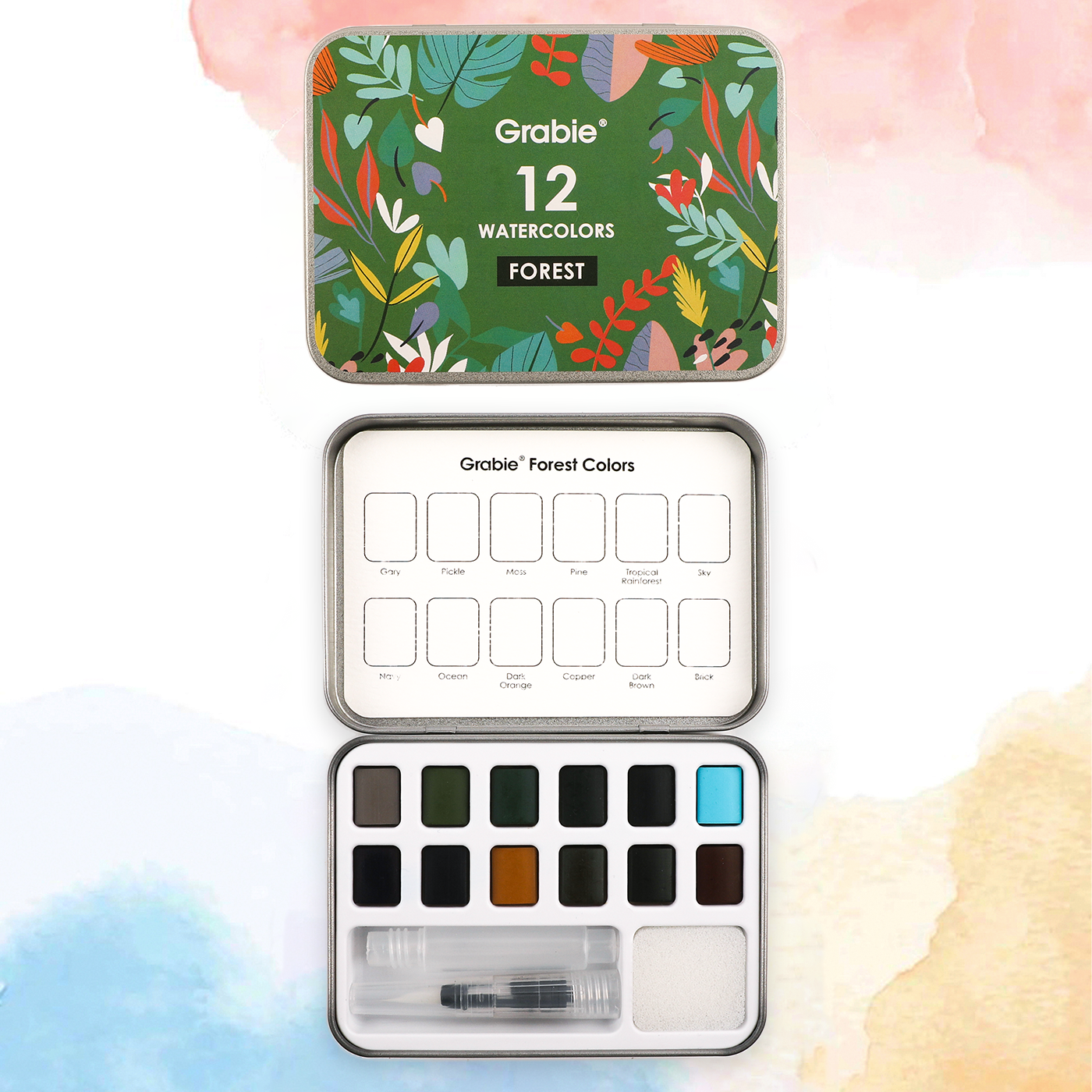 Watercolor Pocket Set- Forest Color