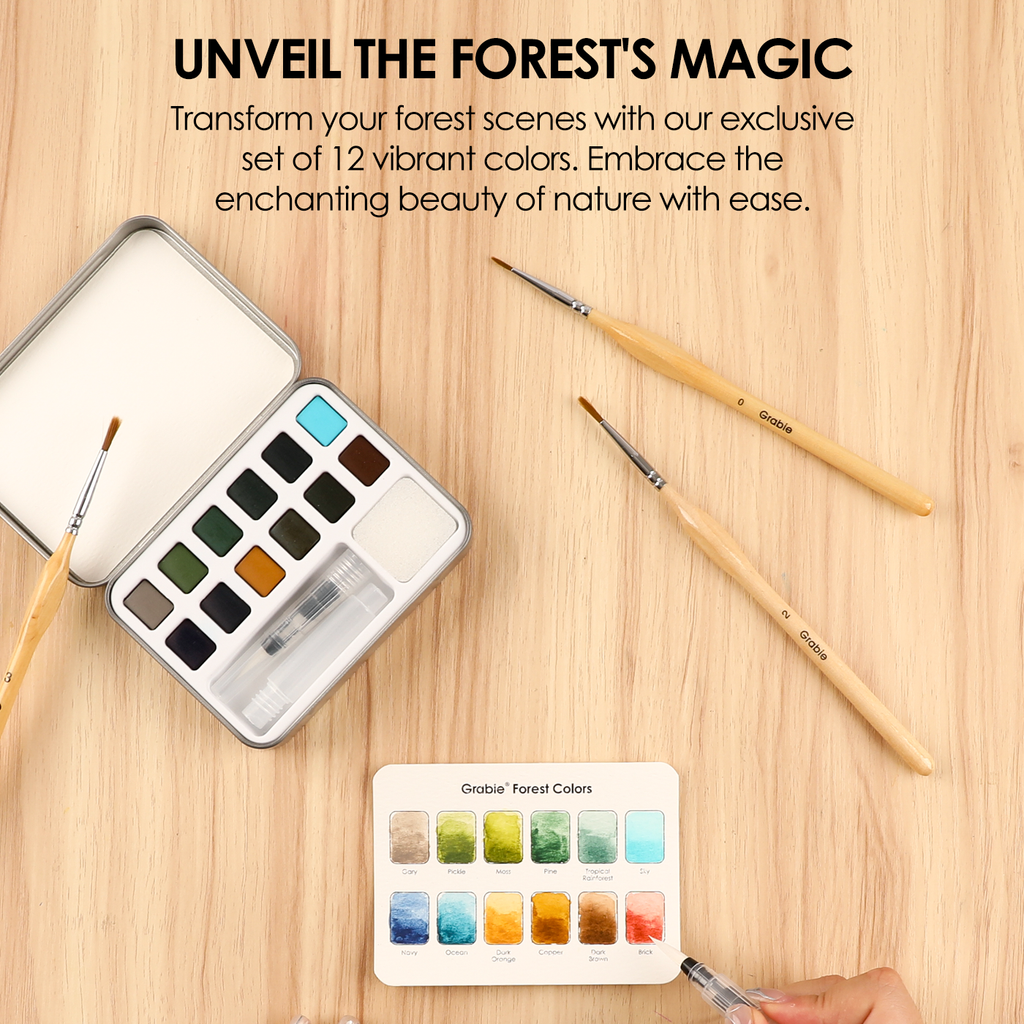 Watercolor Pocket Set- Forest Color