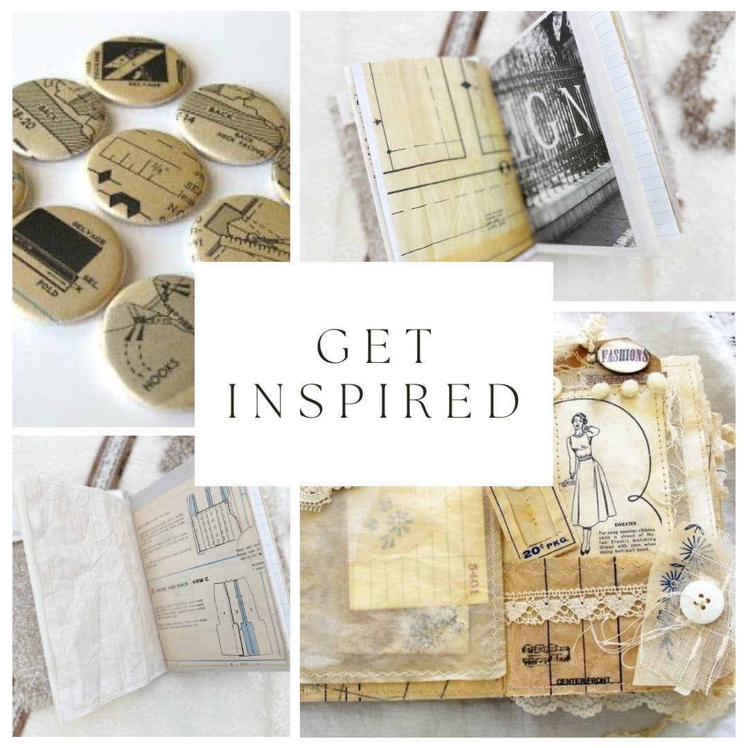 Vintage Sewing Patterns for Collage and Junk Journaling