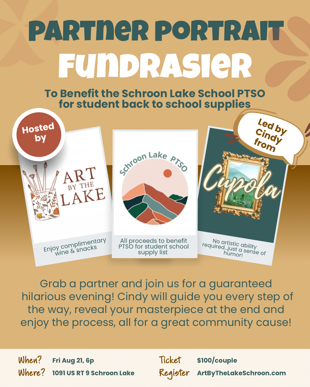 Partner Portrait School Supply Fundraiser