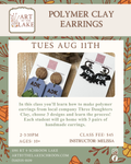 Aug 11- Polymer Clay Earrings