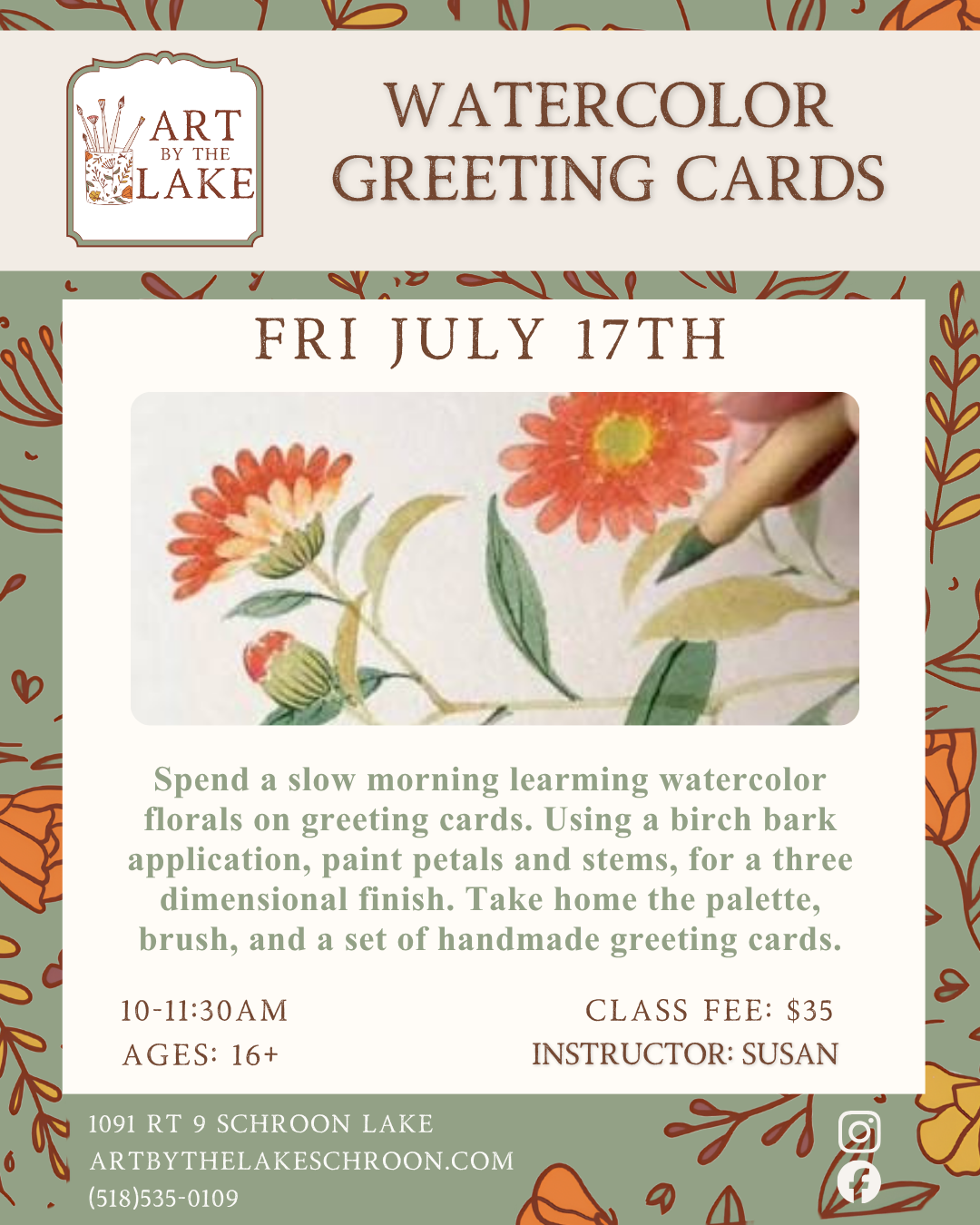 July 17-Watercolor Greeting Cards