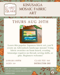 Aug 20- Kinusaiga Mosaic Fabric Art
