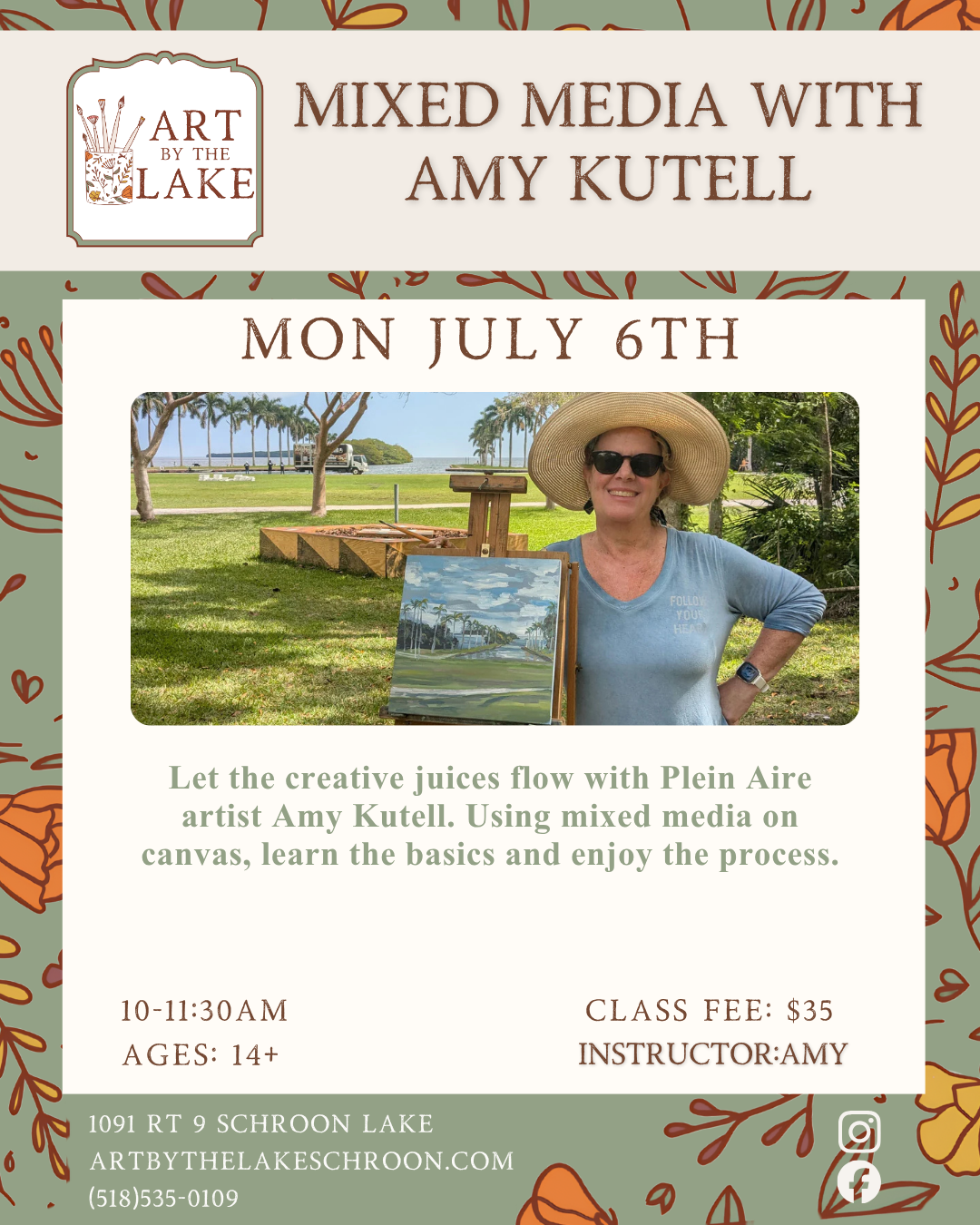 July 6- Mixed Media With Amy Kutell