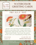 July 31-Watercolor Greeting Cards