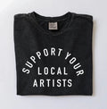 Mineral Washed Tee- Black