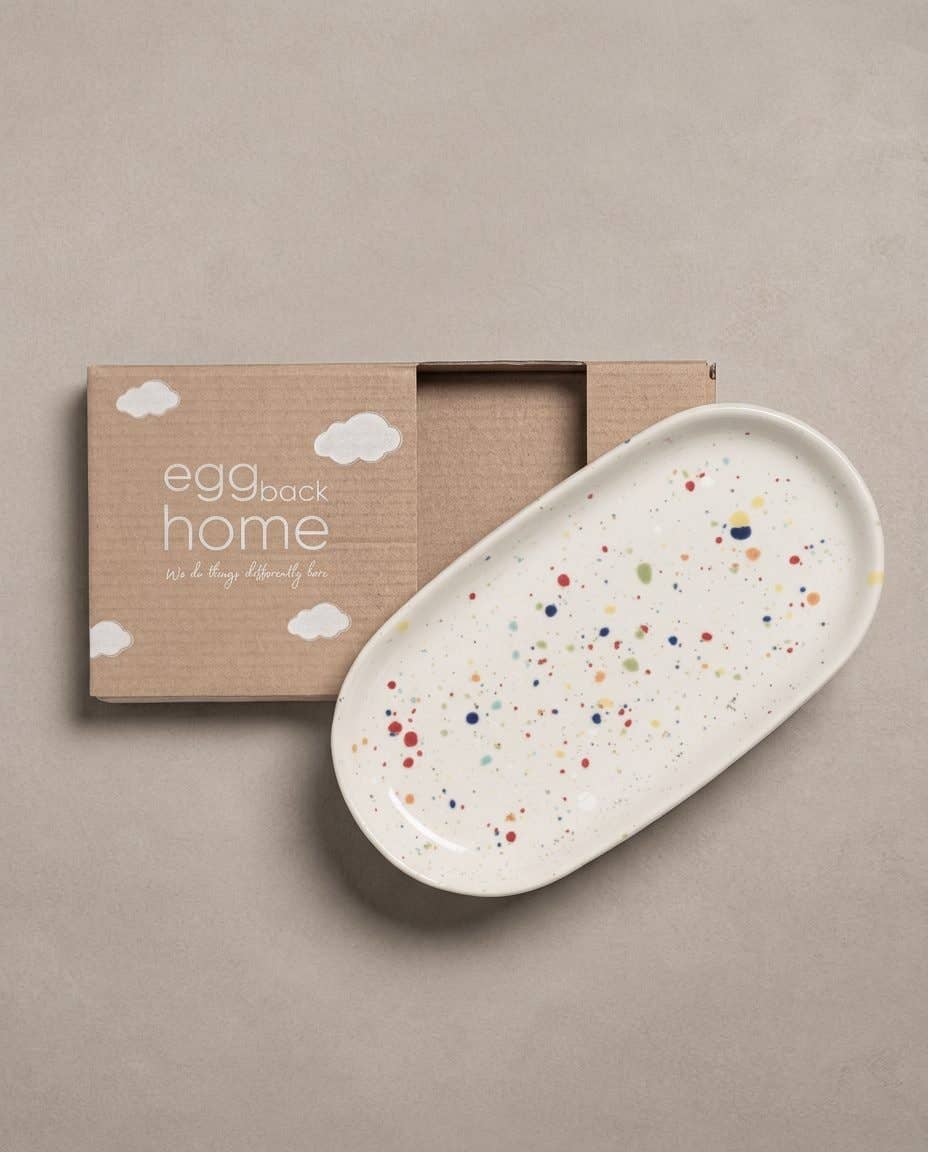 Stoneware Ceramic Mini Tray- Party Collection