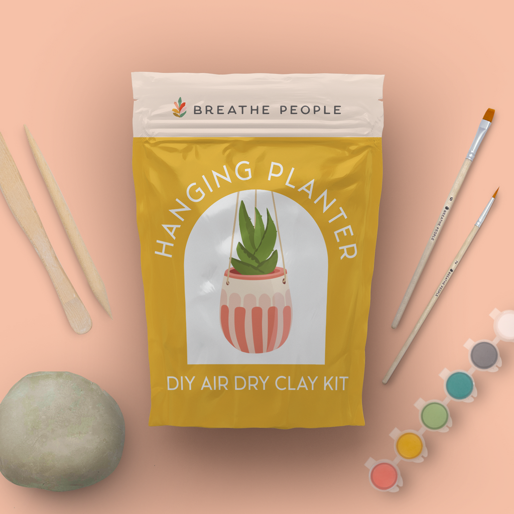 Air Dry Clay Kit- Make Your Own Hanging Plant Pot