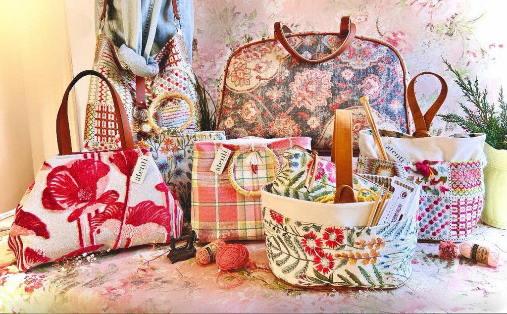 Handmade Floral Project Caddy