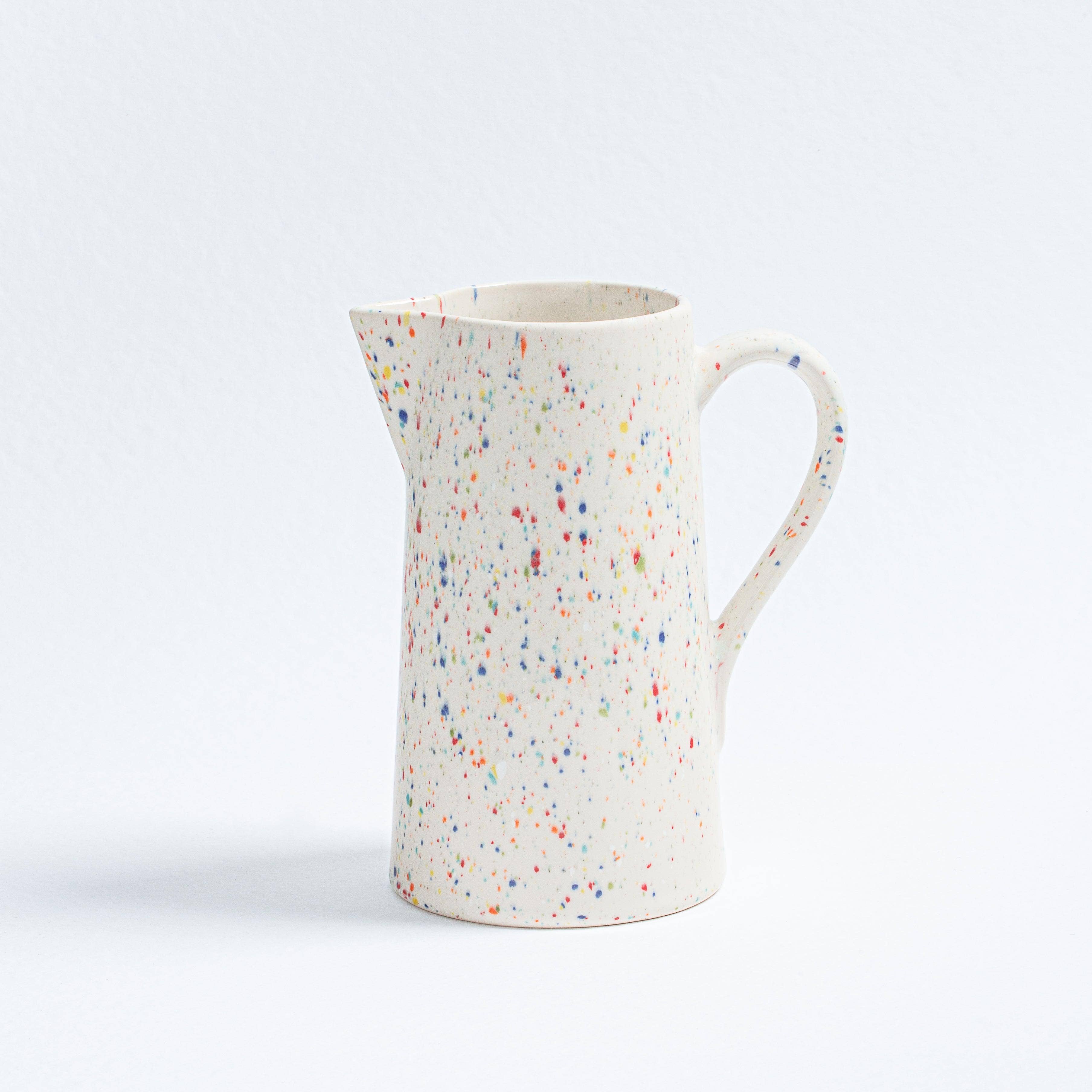 Stoneware Ceramic Pitcher — Party Collection