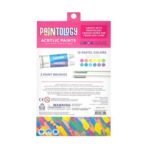 Acrylic Paints - Pastel Colors (14 PC Set)