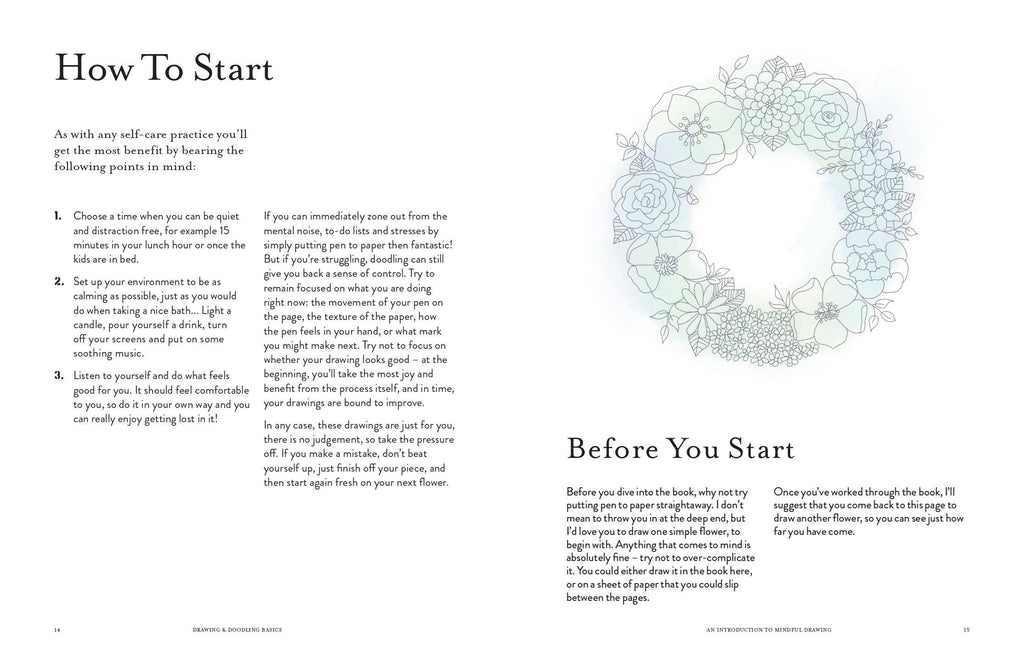 The Mindful Magic of Flower Drawing