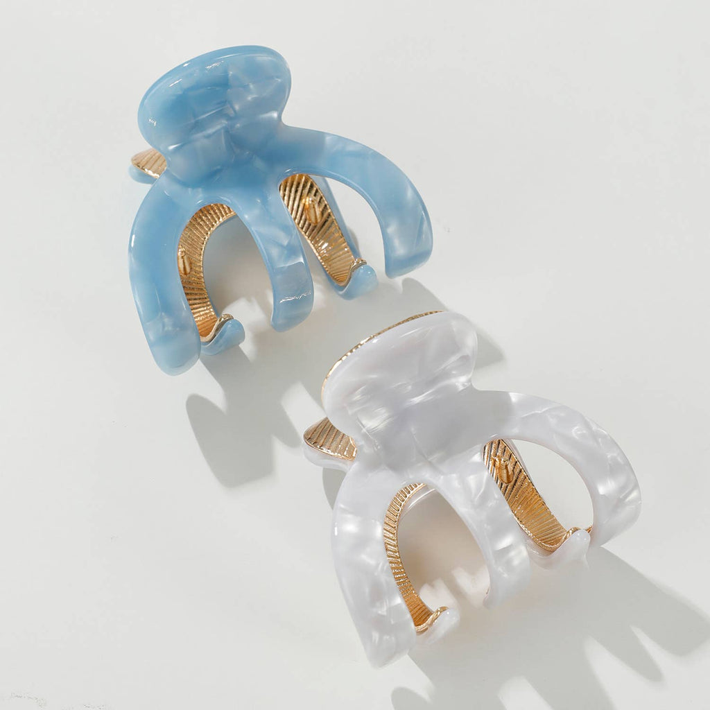 Jade Coastal Claw Clip