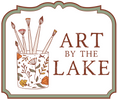 logo for Art by the Lake Schroon NY
