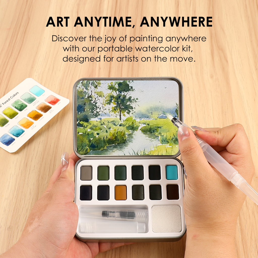 Watercolor Pocket Set- Forest Color
