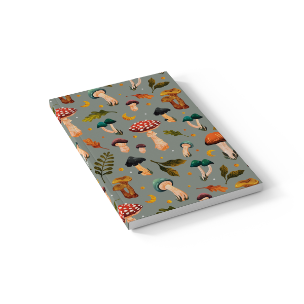 Mushroom Garden Layflat Notebook