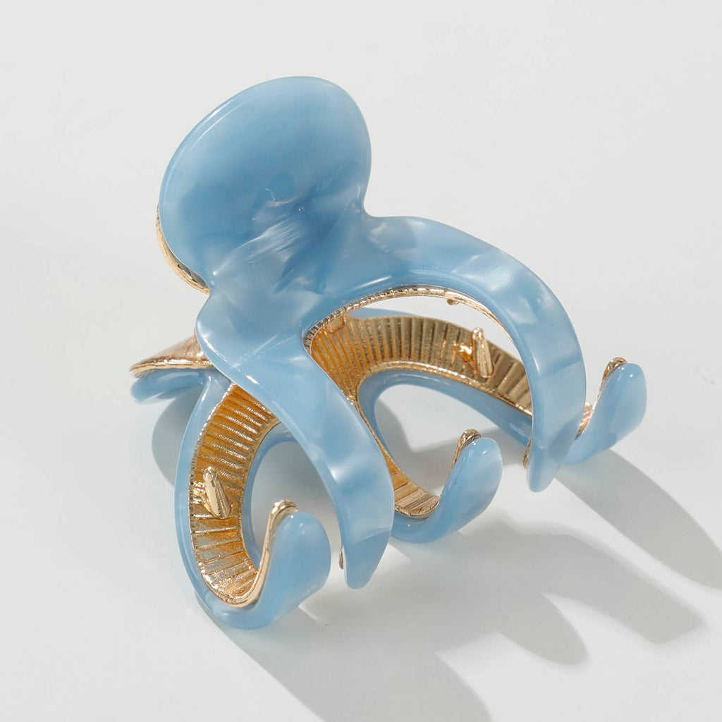 Jade Coastal Claw Clip