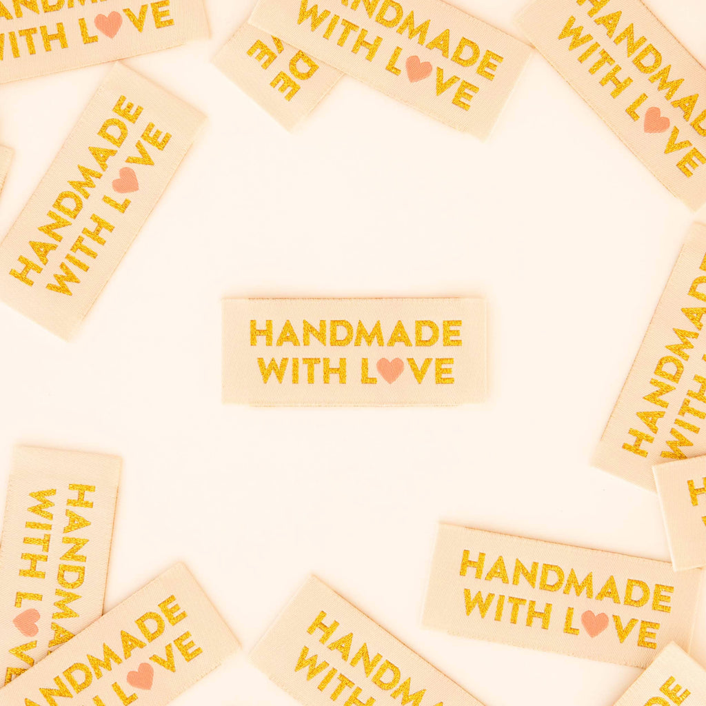 Handmade with Love Label- 8ct