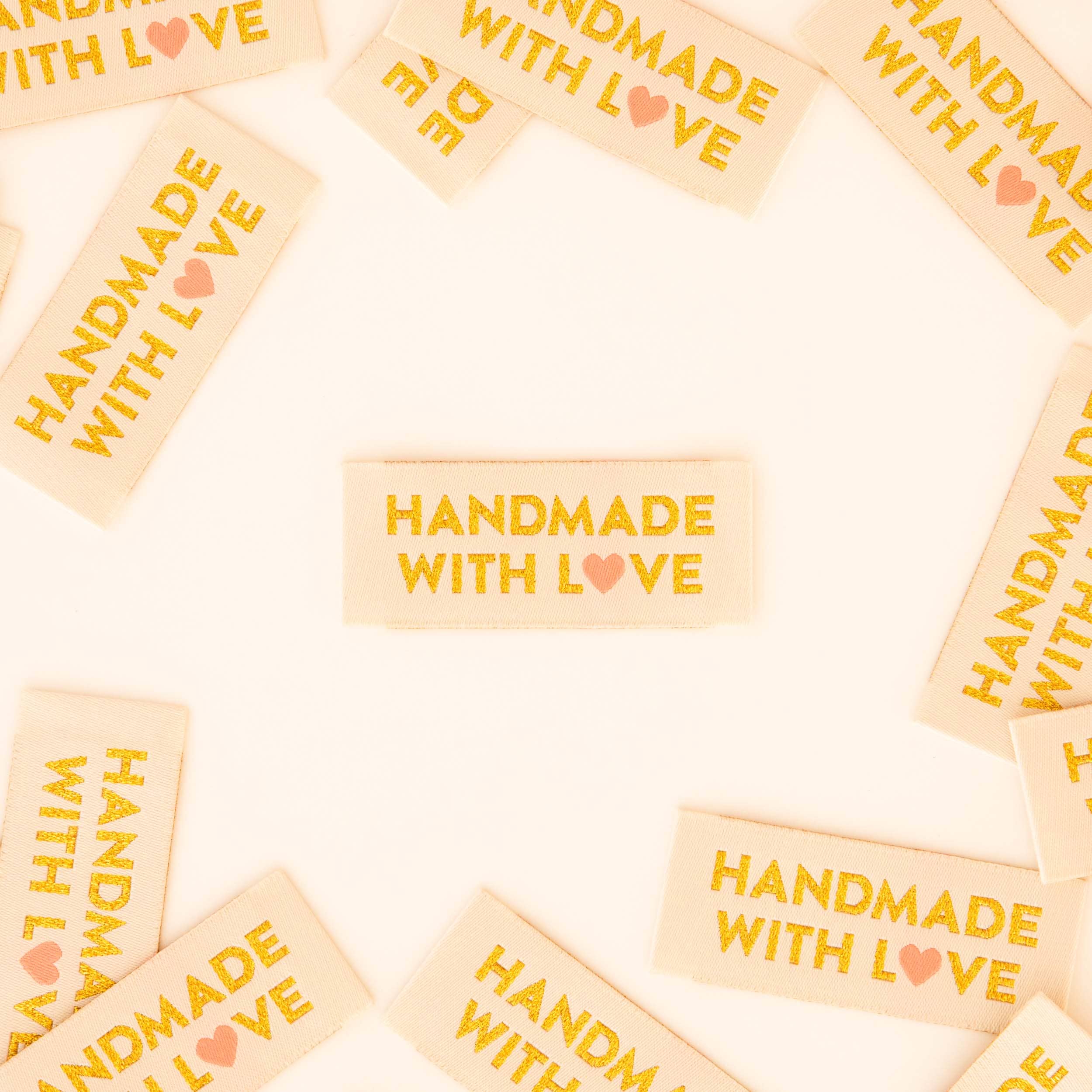Handmade with Love Label- 8ct