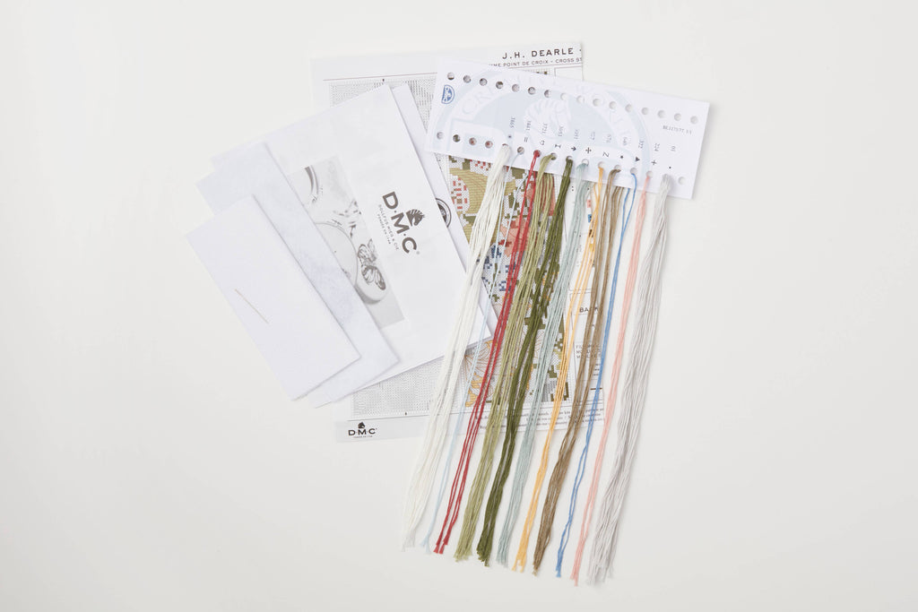 Golden Lily Cross Stitch Bookmark