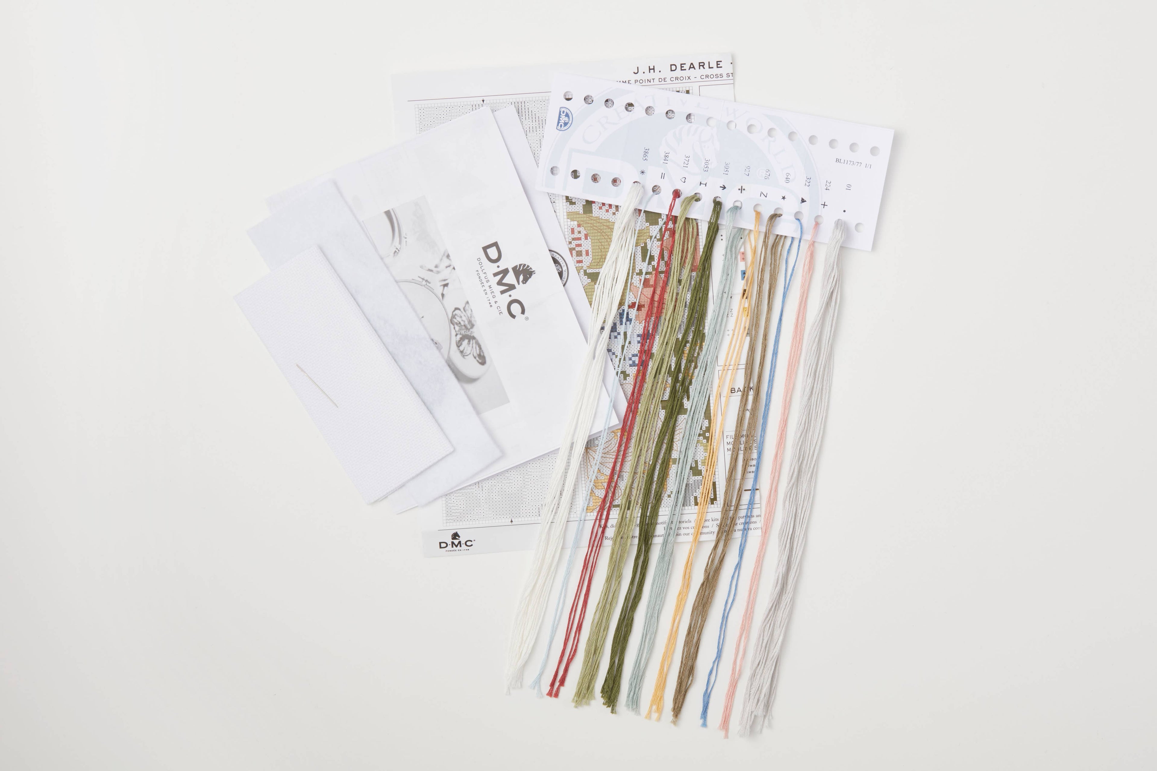 Golden Lily Cross Stitch Bookmark