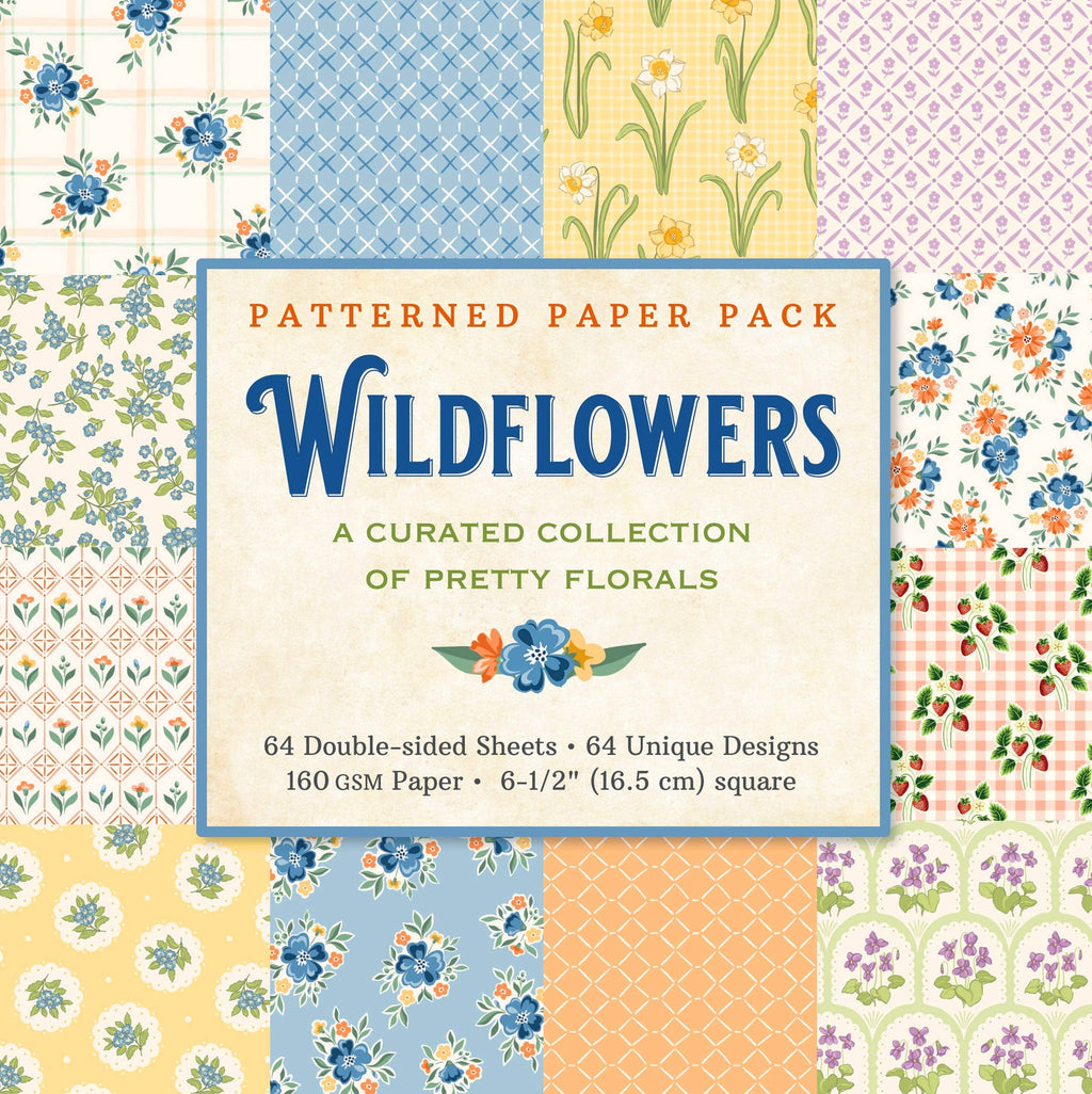 Wildflowers Patterned Paper Pack