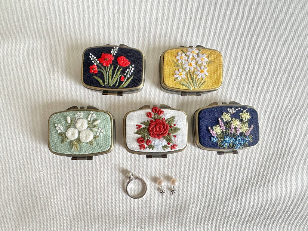 Embroidered Mini Box