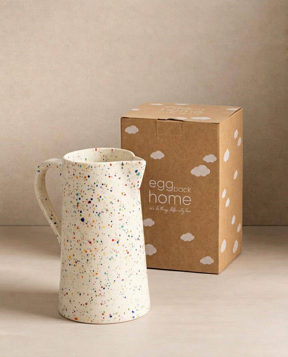 Stoneware Ceramic Pitcher — Party Collection