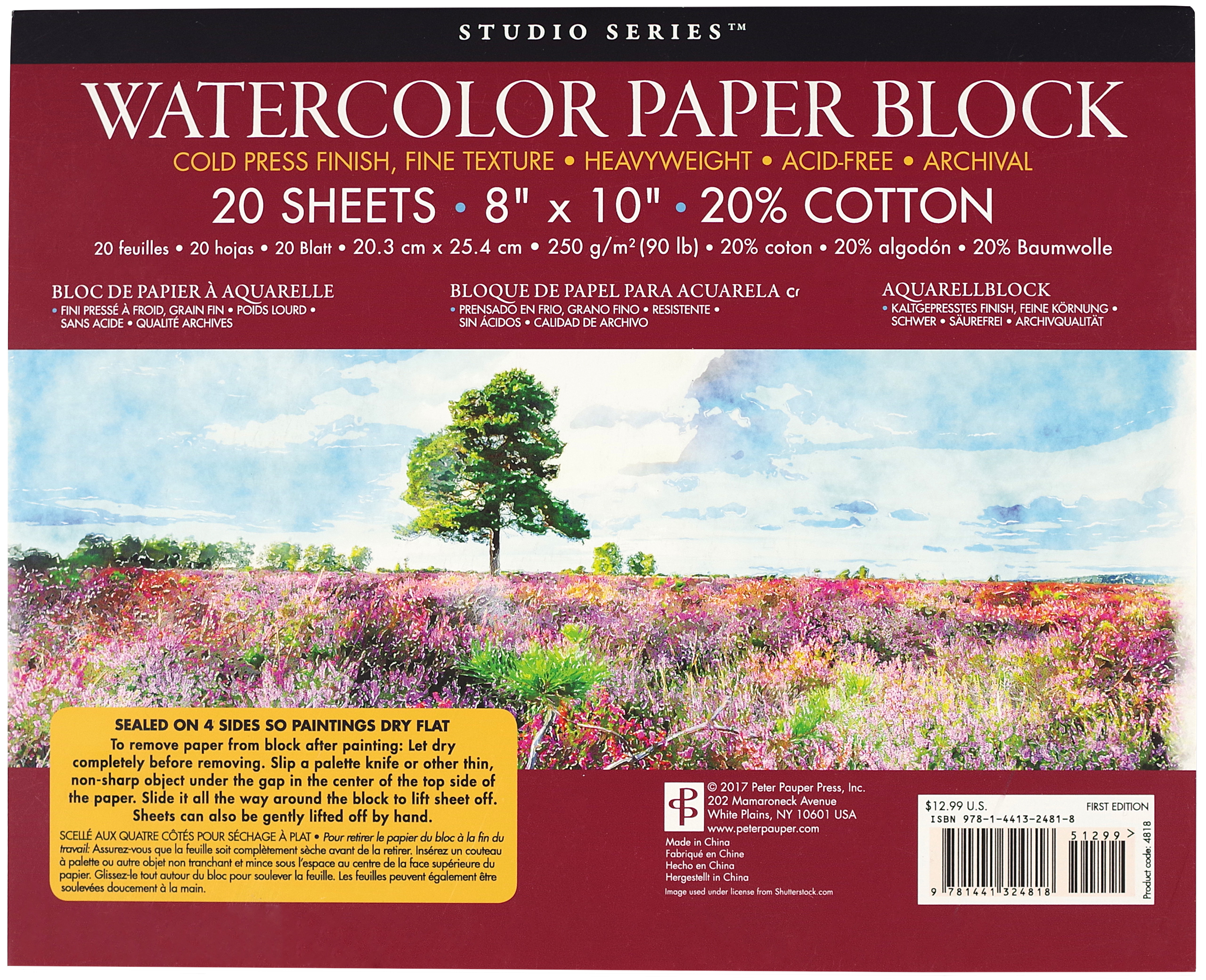 Studio Series Watercolor Paper Block