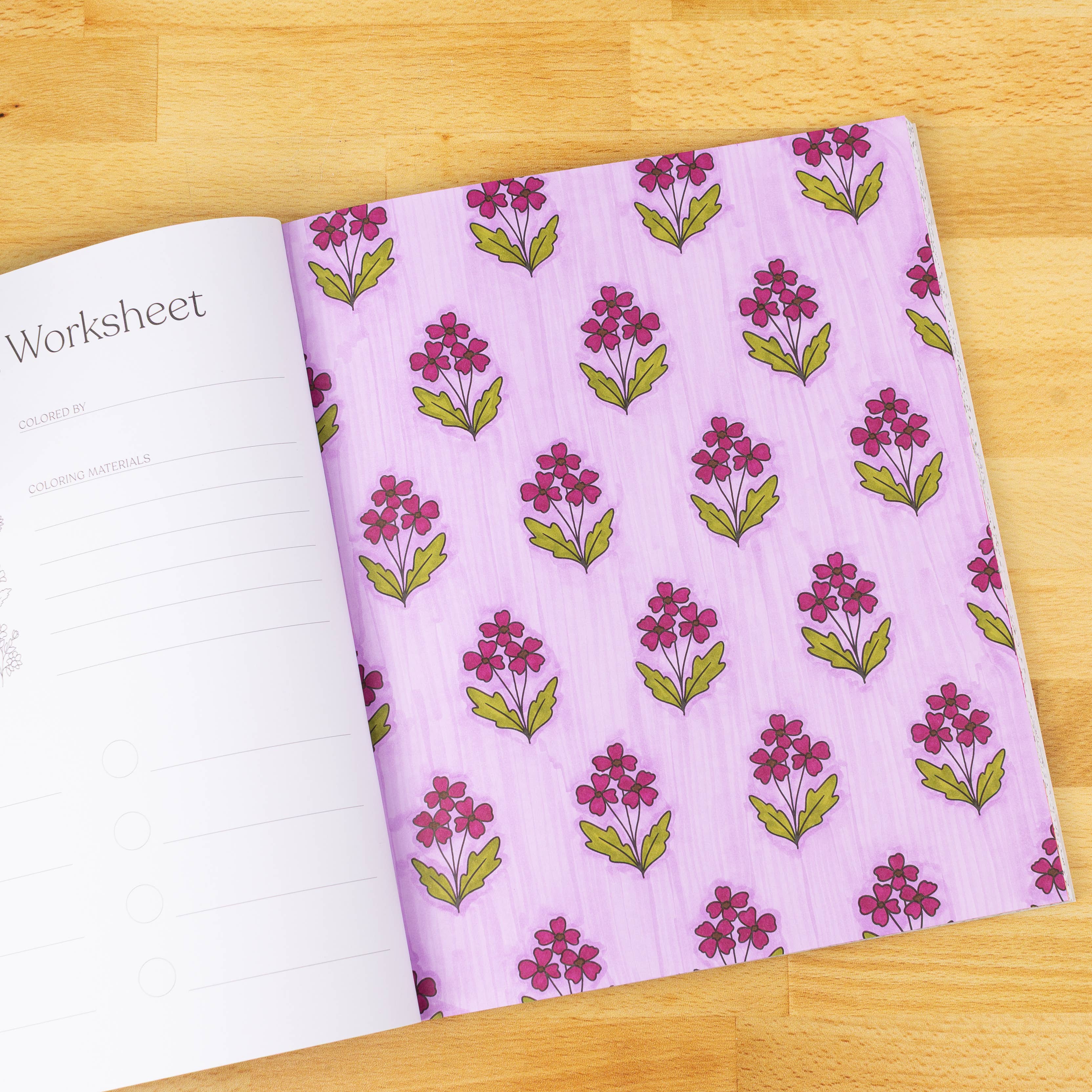 Wallflowers Coloring Book