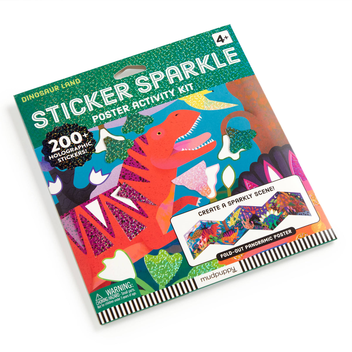 Dinosaur Sticker Sparkle Poster Activity Kit