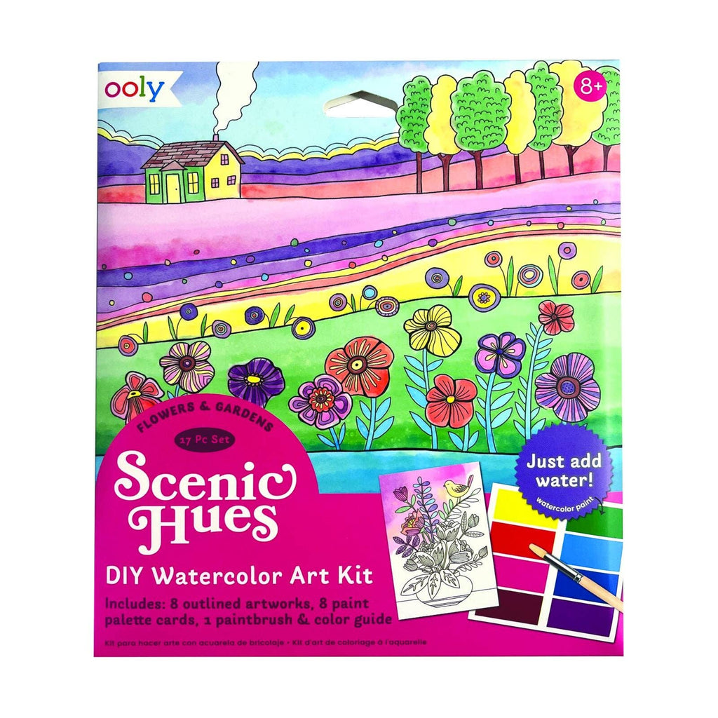 Scenic Hues: Watercolor Art Kit