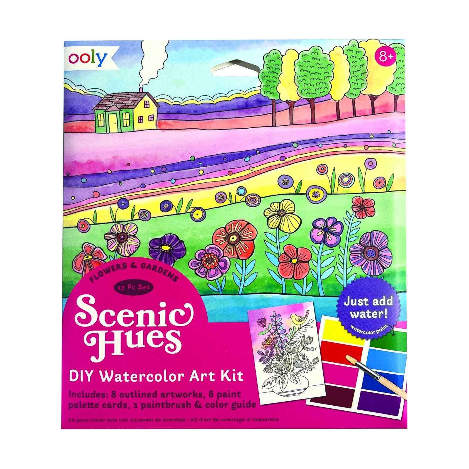 Scenic Hues: Watercolor Art Kit