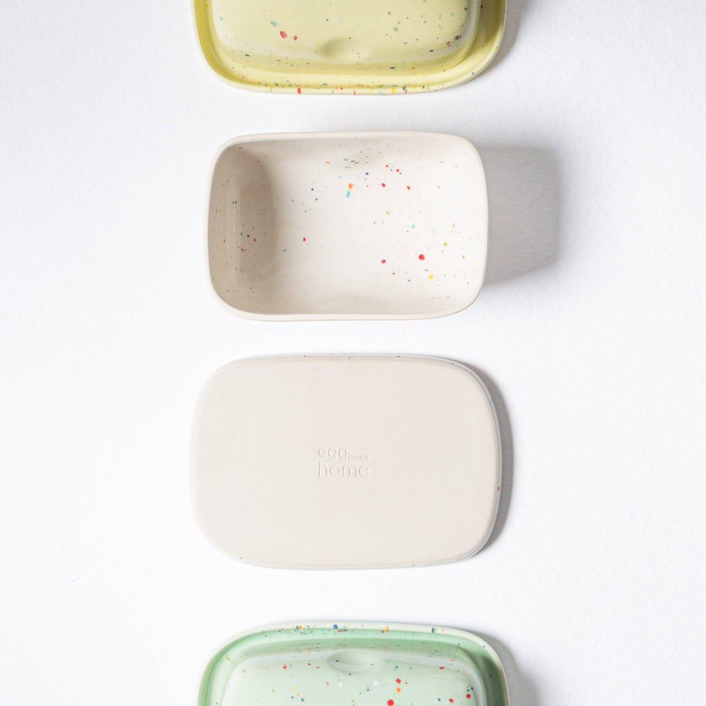 Stoneware Ceramic Butter Dish — Party Collection