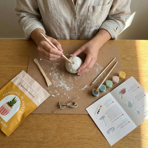 Air Dry Clay Kit- Make Your Own Hanging Plant Pot