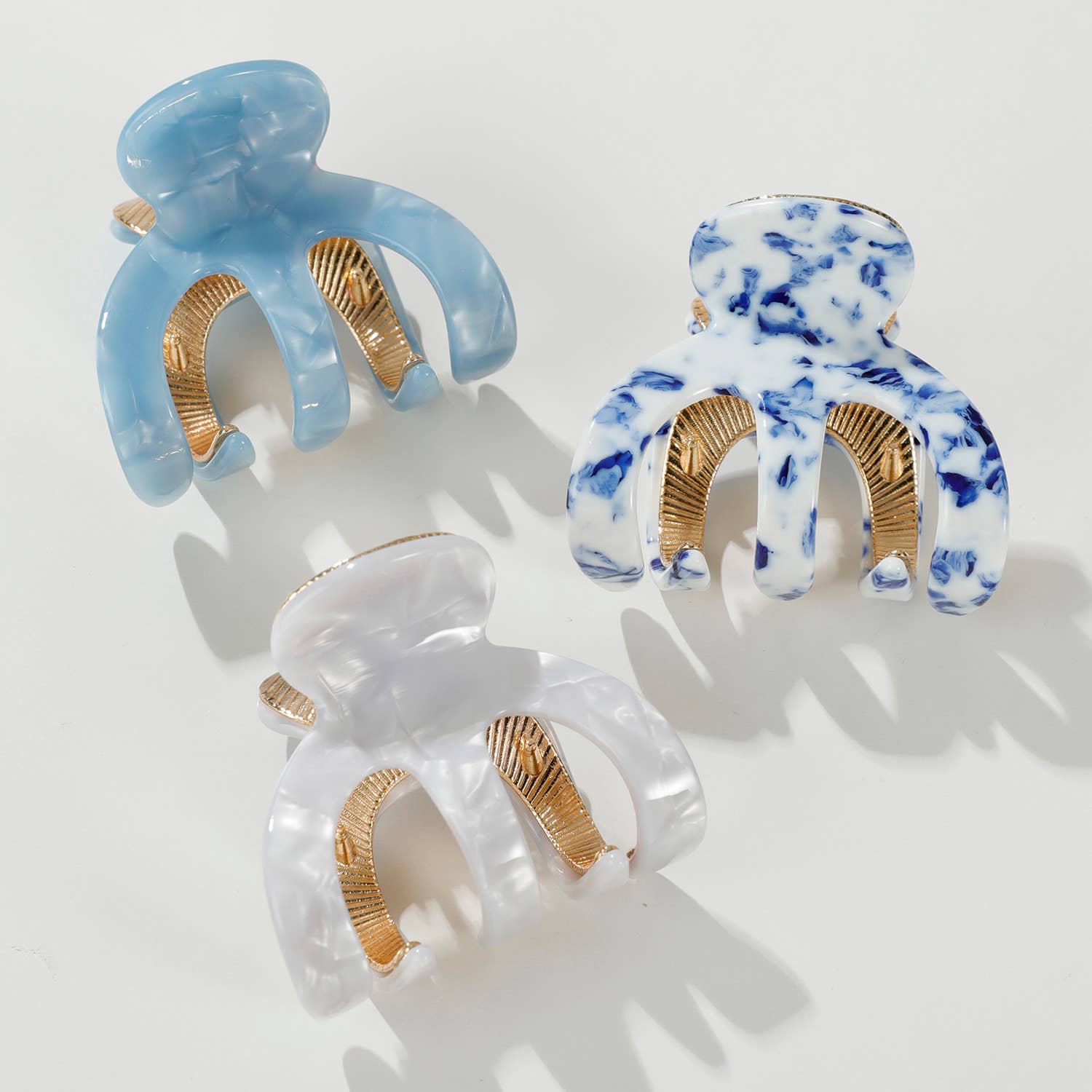 Jade Coastal Claw Clip