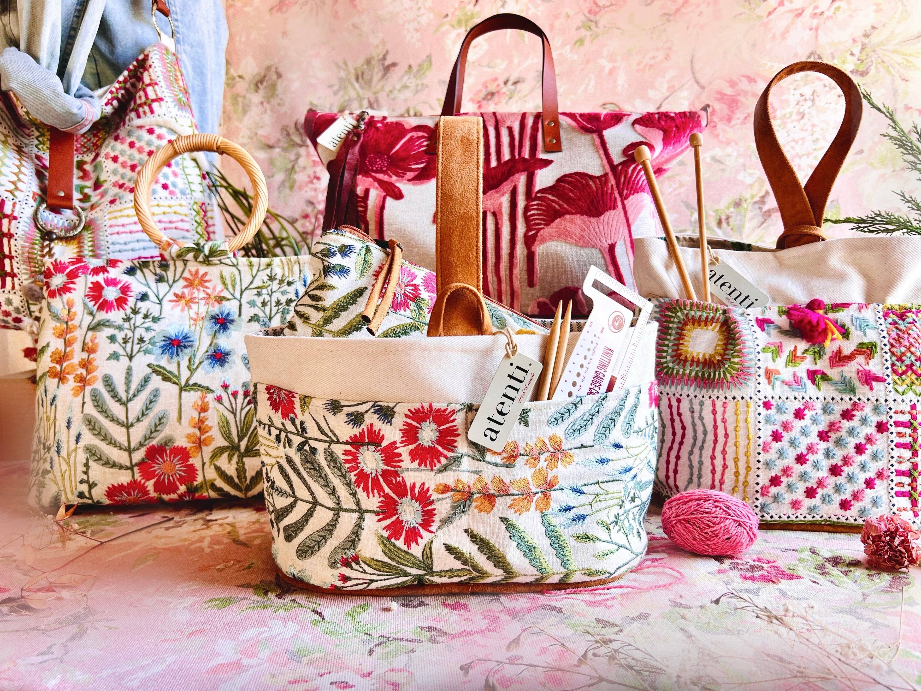 Handmade Floral Project Caddy