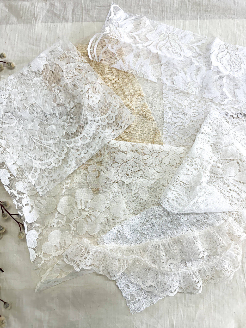 Vintage Lace Pack for Art and Textile Crafts
