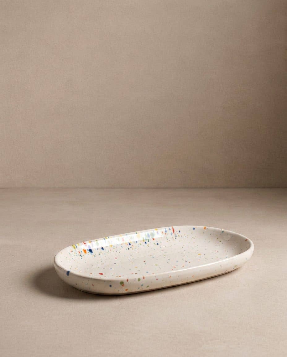 Stoneware Ceramic Mini Tray- Party Collection