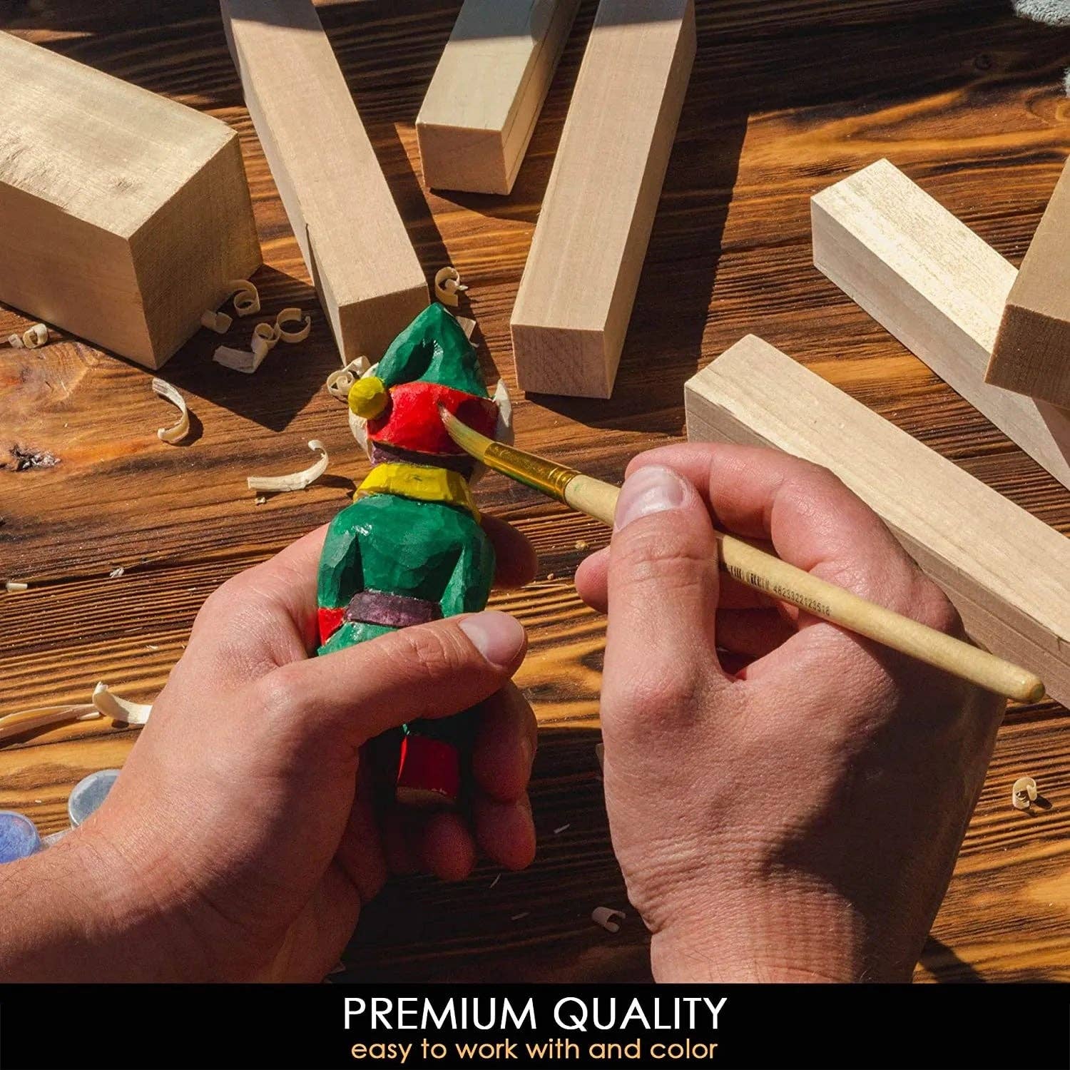 Basswood Carving Blocks 10 pcs
