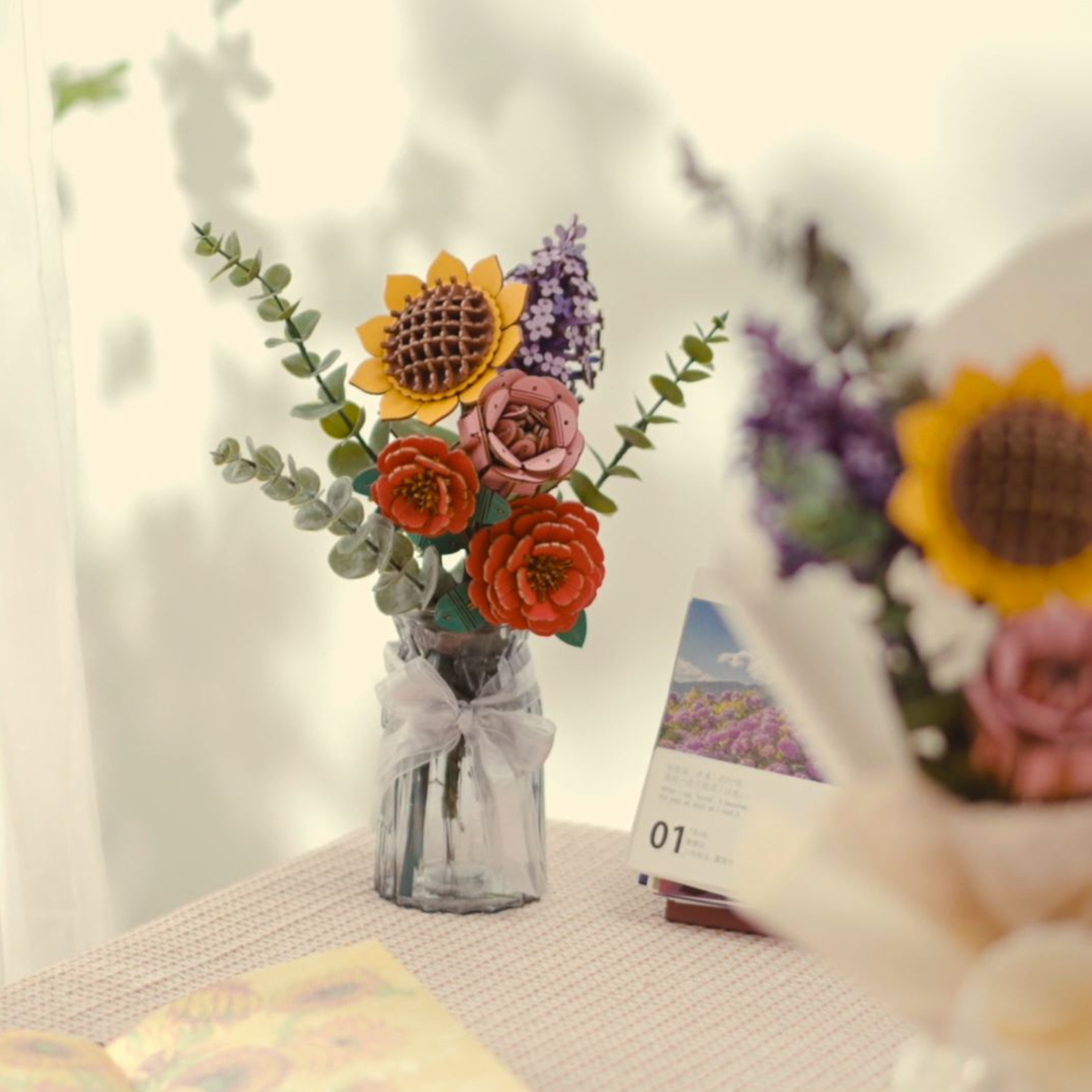 3D Wooden Flower Puzzle Bundle