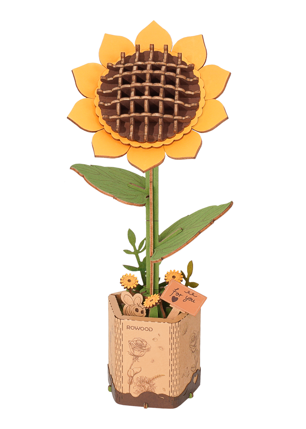 3D Wooden Flower Puzzle Bundle