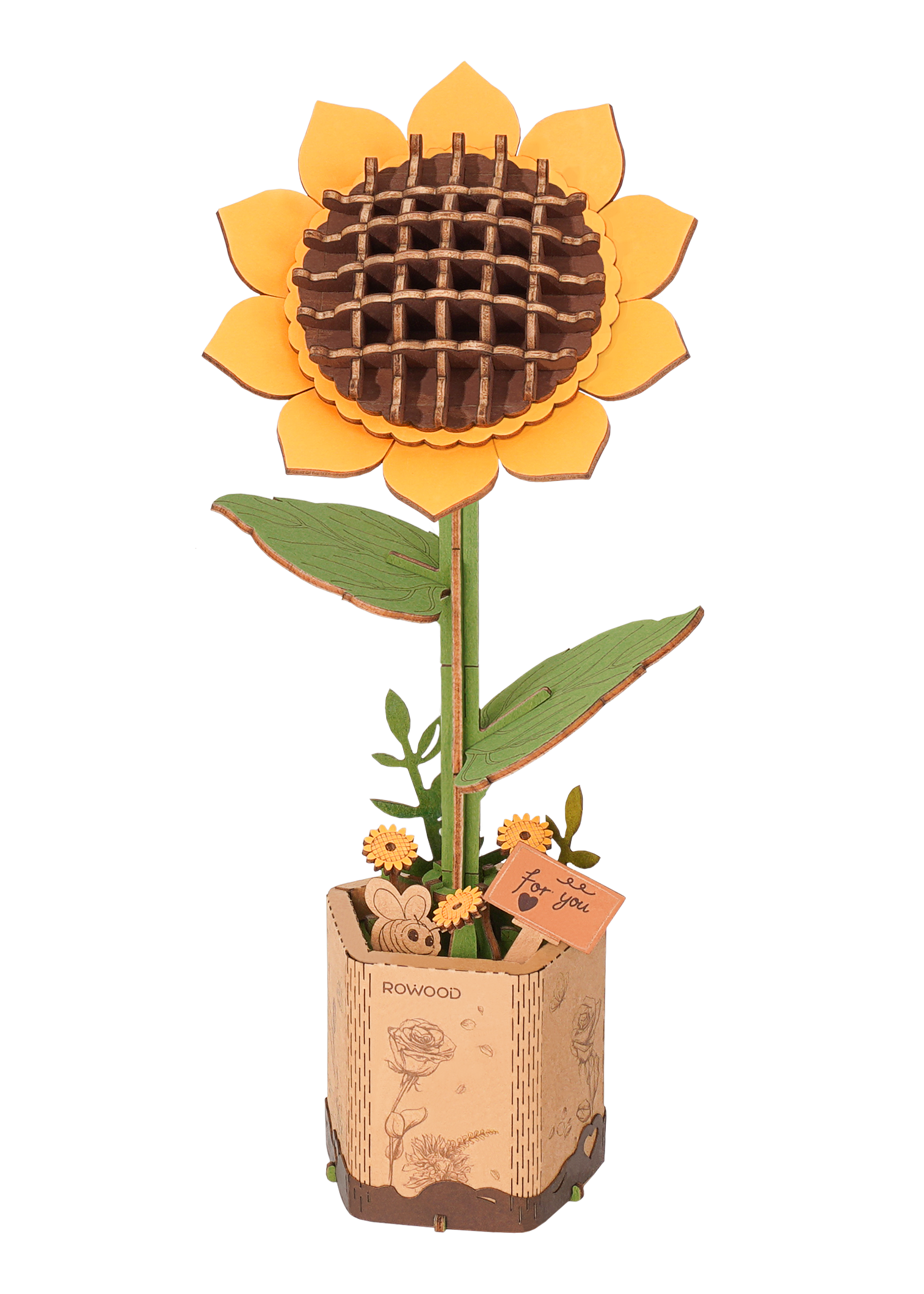 3D Wooden Flower Puzzle Bundle
