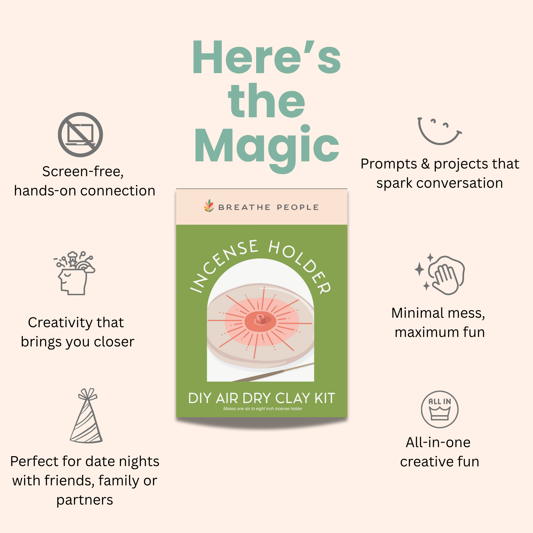Air Dry Clay Kit- Make Your Own Hanging Plant Pot