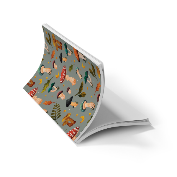 Mushroom Garden Layflat Notebook