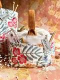 Handmade Floral Project Caddy