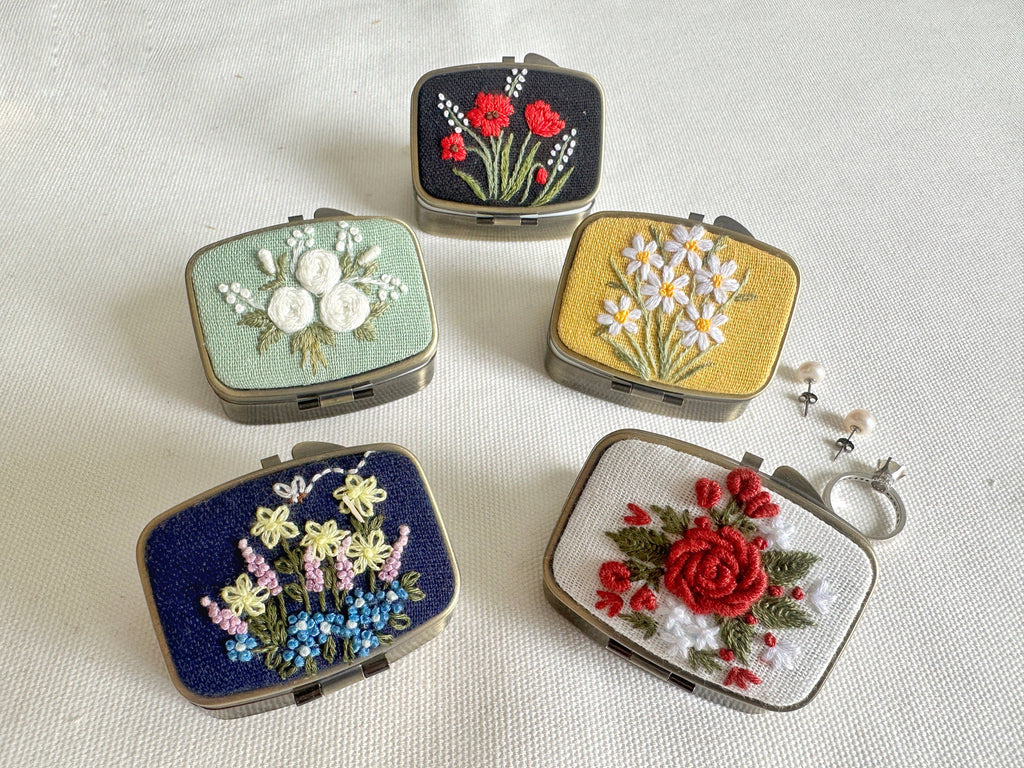 Embroidered Mini Box