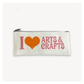 Arts & Crafts Love Pencil Pouch
