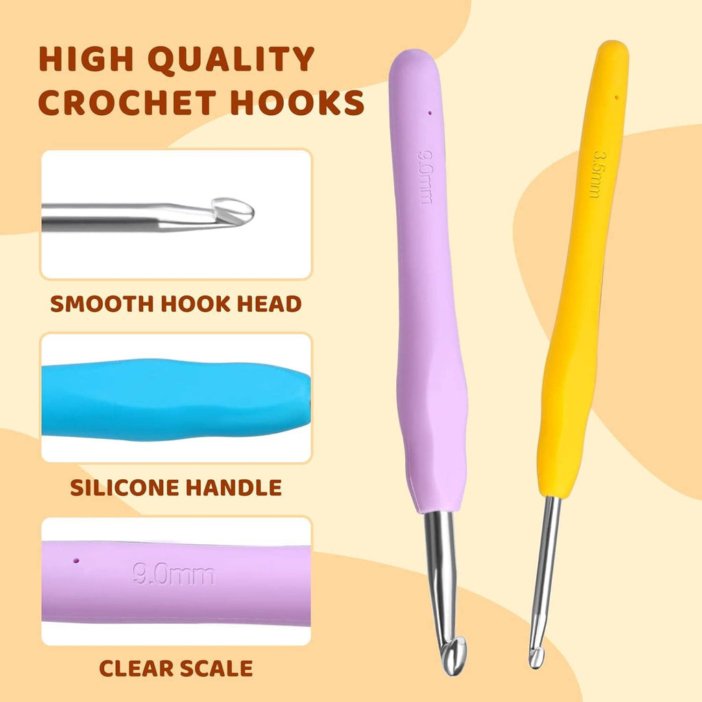 12-Size Crochet Hook Set