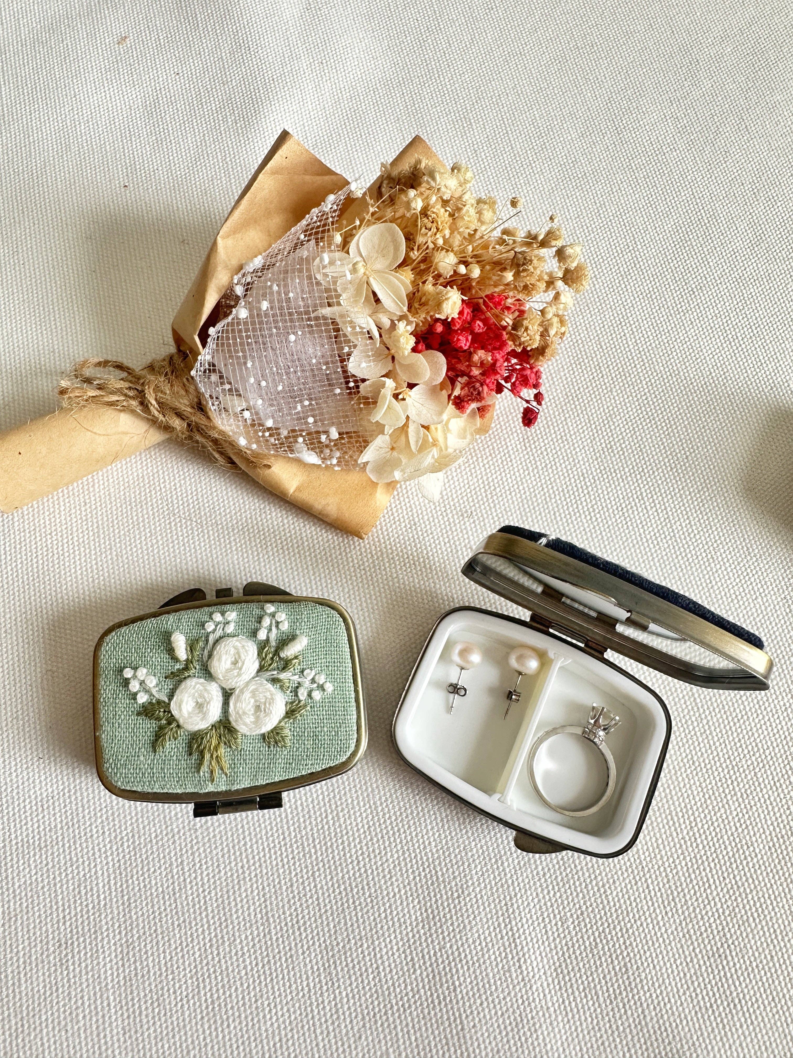 Embroidered Mini Box
